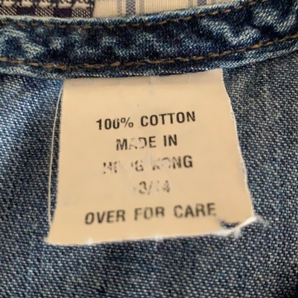 SIZE 13/14 Express Bleus Jean Dress - Picture 7 of 10